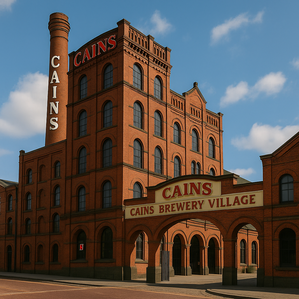 roman baths Cains Brewery Village Liverpool